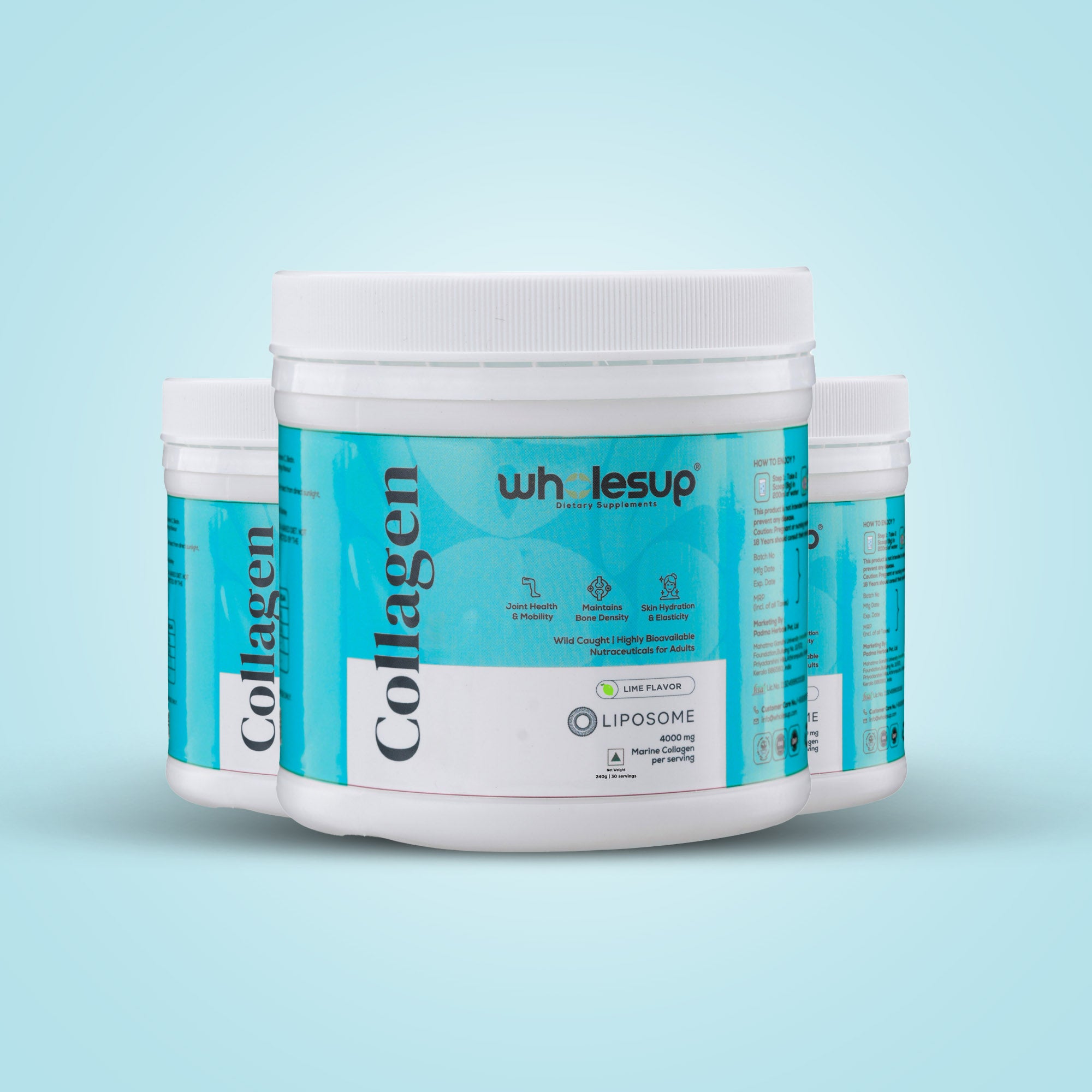 Lime Flavored Liposomal Marine Collagen with Hyaluronic Acid