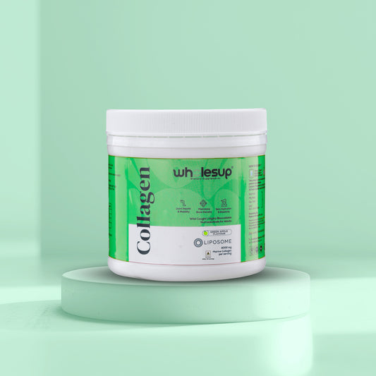 Green Apple Flavored Liposomal Marine Collagen with Hyaluronic Acid & Vitamin C | 4000mg per Serving | 240g (30 Servings)