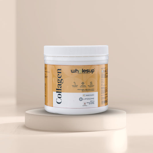 Mango Flavored Marine Collagen with Hyaluronic Acid & Vitamin C | 4000mg per Serving | 240g (30 Servings)
