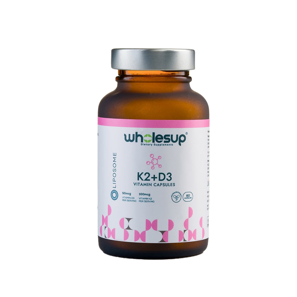 K2 + D3 Vitamin Capsules (60 Capsules)